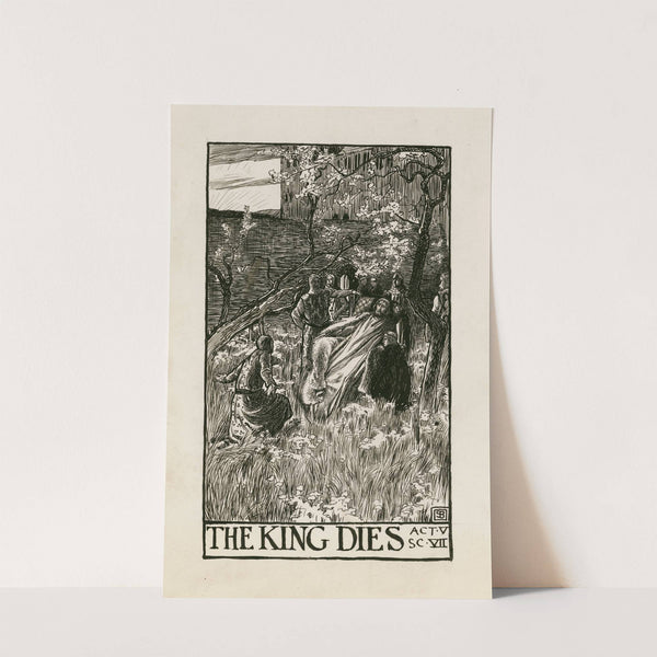 King John; The King dies Act V Scene VII (1900) by Byam Shaw