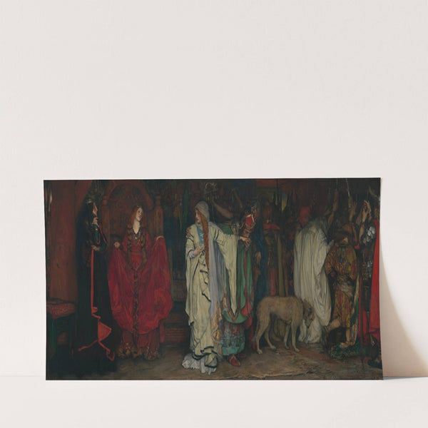 ‘King Lear,’ Act I, Scene I (1898) by Edwin Austin Abbey