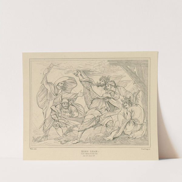 King Lear, act III, scene IV (19th century) by William Francis Starling