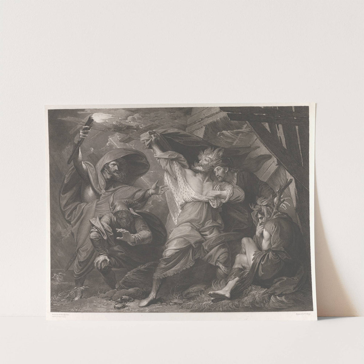 King Lear; Act III, Scene IV (1793) by Benjamin West