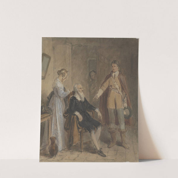 King Lear and Cordelia by John Massey Wright