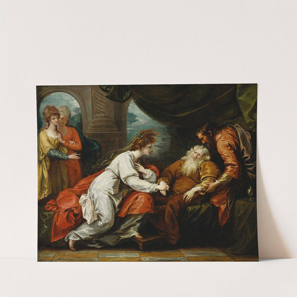 King Lear and Cordelia (1793) by Benjamin West