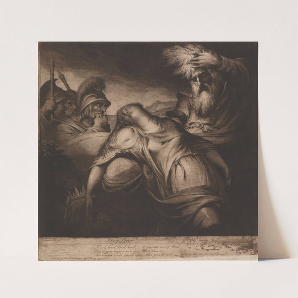 King Lear and Cordelia, Act V, Scene 10 by James Barry