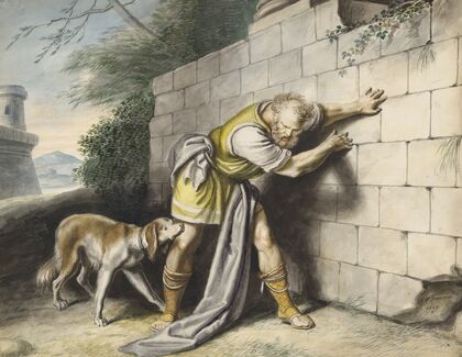 [King Lear, III, 7, Regan; ‘Go thrust him out at gates, and let him smell his way to Dover’ (1829)