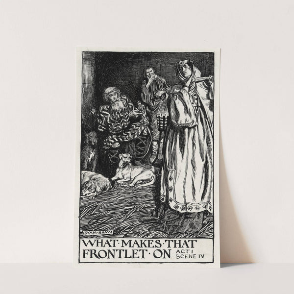 King Lear; What makes that frontlet on Act I Scene IV (1900) by Byam Shaw