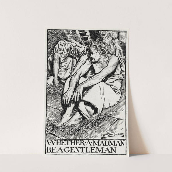 King Lear; Wthether a madman be a gentleman (1900) by Byam Shaw