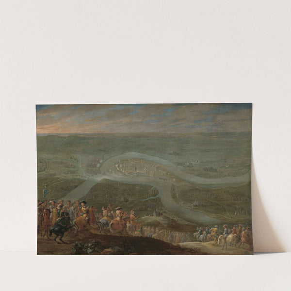 King Louis XIV and his Entourage at the Siege of Schenkenschans, 1672 by Lambert de Hondt II