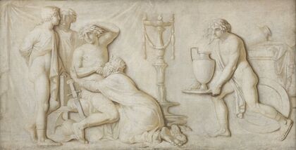King Priam Pleading with Achilles for the Corpse of Hector (1794 – 1798)