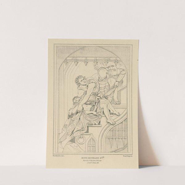 King Richard 3rd, burial of the two princes, act IV, scene III (19th century) by William Francis Starling
