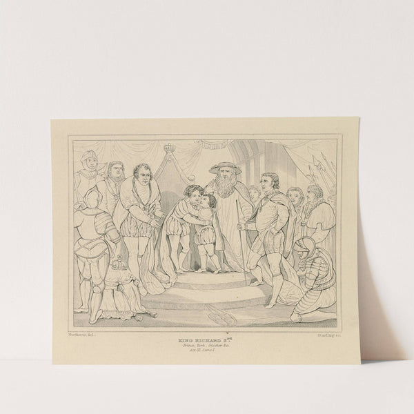 King Richard 3rd, Prince, York, Gloster &c., act III, scene 1 (19th century) by William Francis Starling