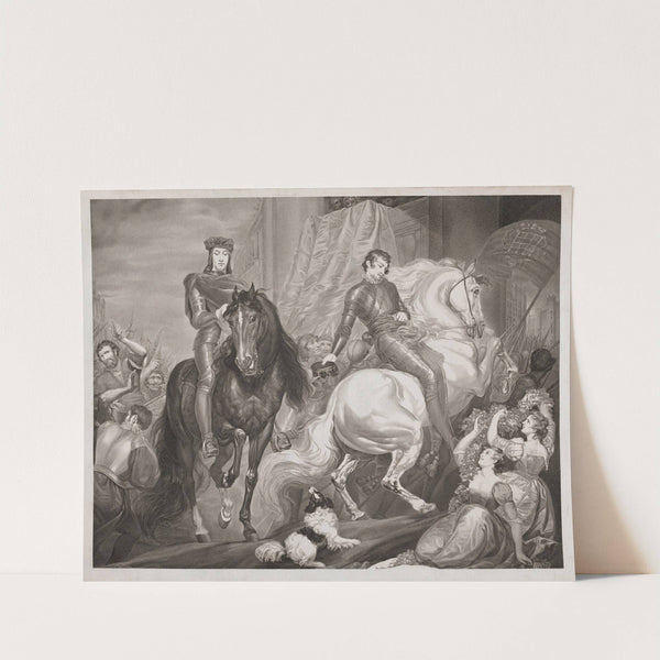 King Richard the Second, Act V, Scene II (The Entrance of King Richard & Bolingbroke into London) (1801) by James Northcote