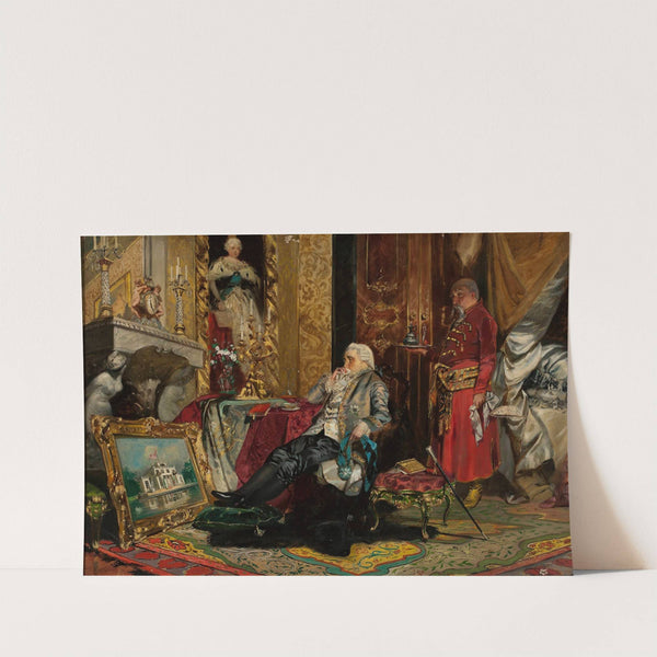 King Stanisław August Poniatowski in Petersburg by Jan Czesław Moniuszko