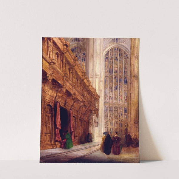 King’s College Chapel–Cambridge by David Roberts