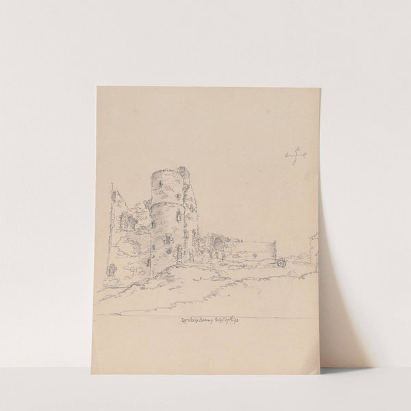 Kinloss Abbey, Scotland by James Moore