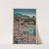Kintaikyo no shunsho (Spring evening at Kintai Bridge) (1947) by Kawase Hasui