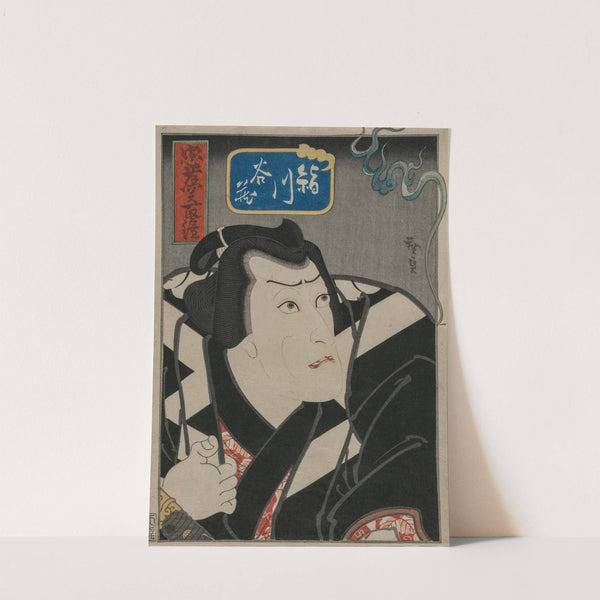 Kinugawa Tanizō in A Mirror of Brave and Loyal Wrestlers (Chūkō Sekitori Kagami) (1848) by Gosōtei Hirosada