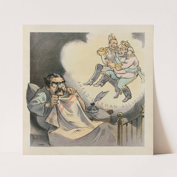 On the democratic roof (1910) by Udo Keppler