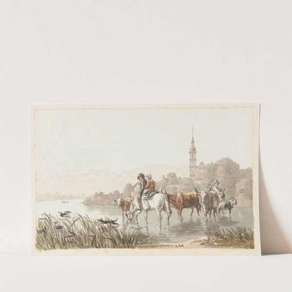 Kirchberg, von Südwesten by Johann Jakob Biedermann