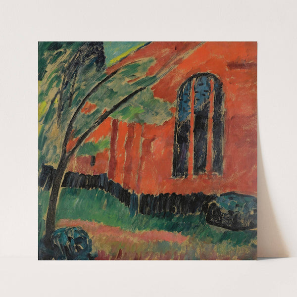 Kirche Im Prerow (Church In Prerow) (circa 1911) by Alexej von Jawlensky