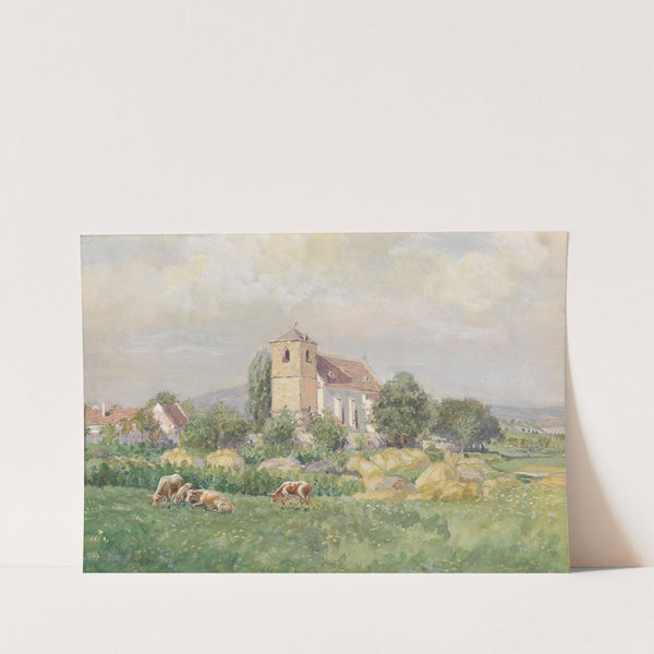 Kirche in Staatz (1896) by Eugen Jettel