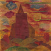 Kirche mit Mondsichel (1922)