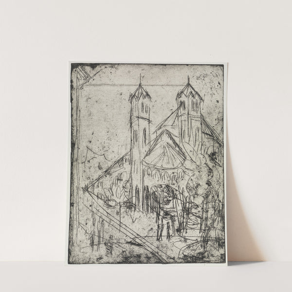 Kirche St. Gereon in Köln I (1914) by Ernst Ludwig Kirchner