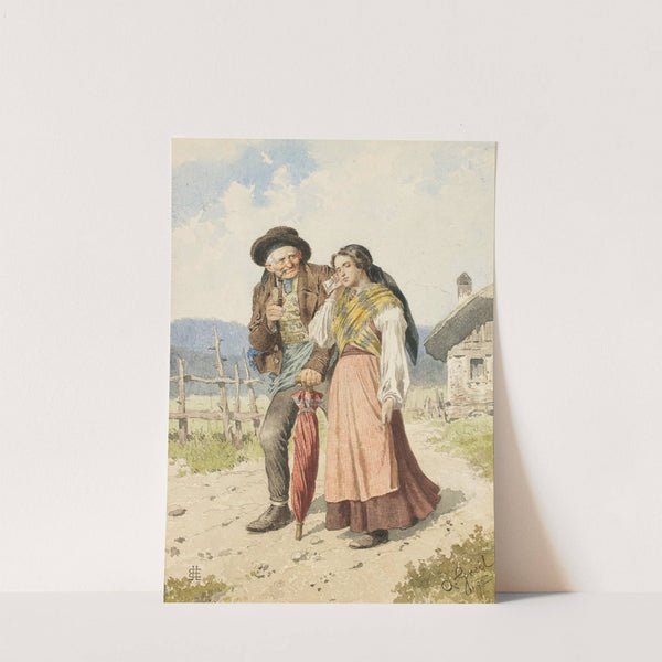 Kirchgang (1892) by Alois Greil