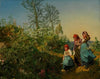 Kirchgang im Frühling