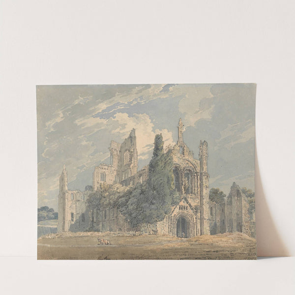 Kirkstall Abbey from the N.W. by Thomas Girtin