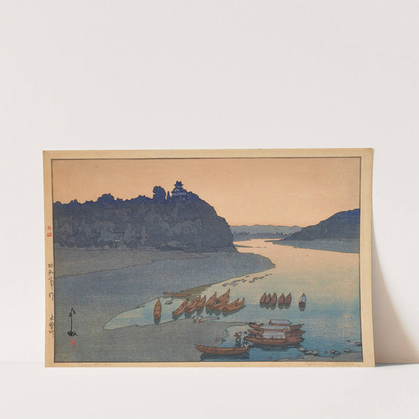 Kisogawa (Kiso River) (1927) by Yoshida Hiroshi