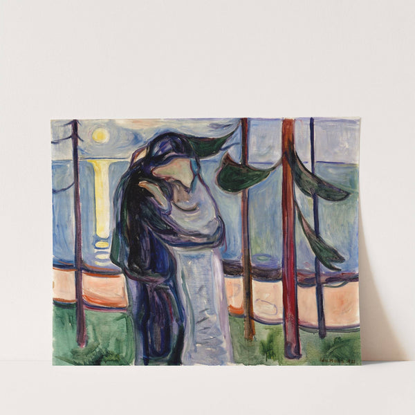 Kiss on the Beach (1921) by Edvard Munch