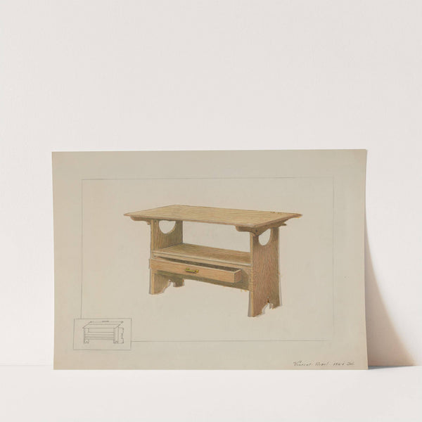 Kitchen Bench Table by Vincent P. Rosel