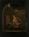 Kitchen by Lamplight