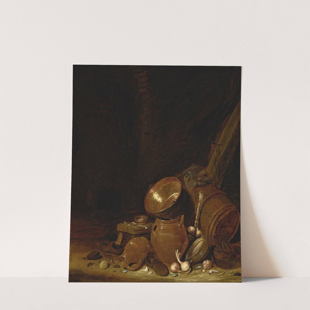 Kitchen Interior by Willem Kalf