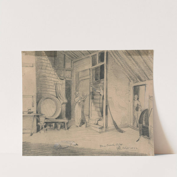 Kitchen; Interior, Stone Crouch by Sir George Hayter