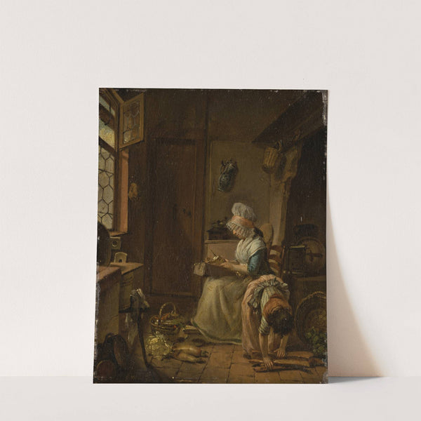 Kitchen Scene by Georg Karl Urlaub