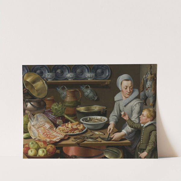 Kitchen Scene by Floris van Schooten