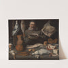 Kitchen Scene (1610 - 1625) by Meester van de Amsterdamse Bodegón