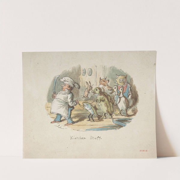 Kitchen Staff by John Leech