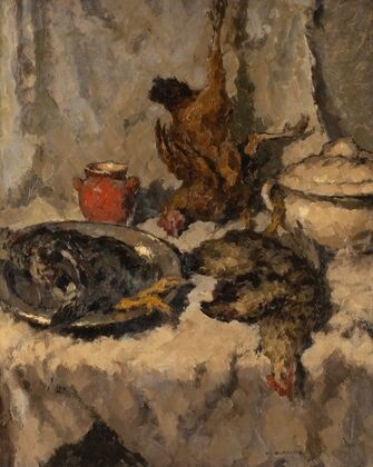 Kitchen still life with poultry — size preview