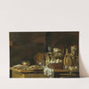 Kitchen Table Still Life by Nicolas-Henri Jeaurat de Bertry