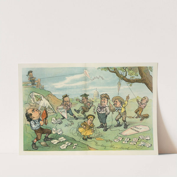 Kite time (1904) by John Samuel Pughe