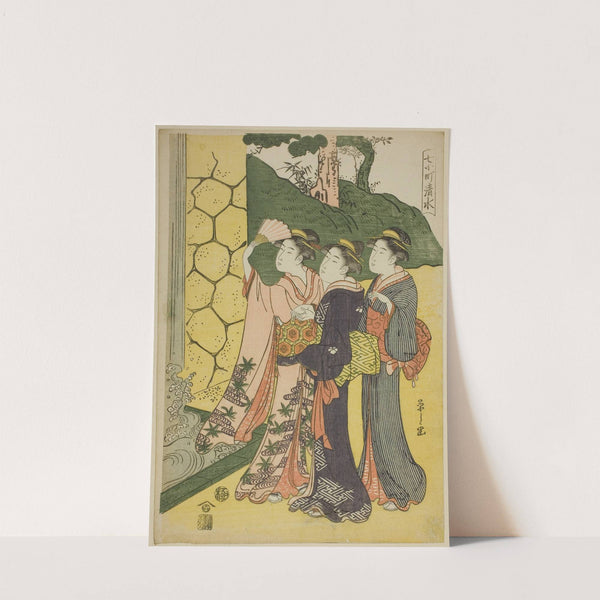Kiyomizu, from the series ‘Seven Komachi (Nana Komachi)’ (c. 1791-92) by Chōbunsai Eishi