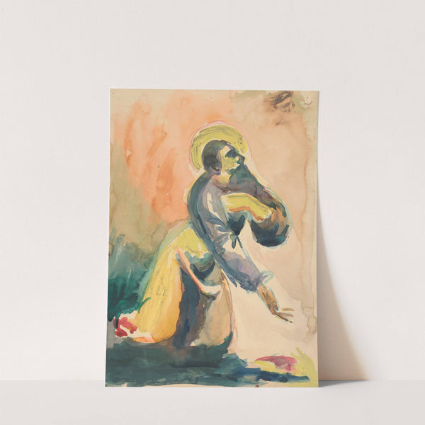 Kľačiaci svätec by Ján Novák