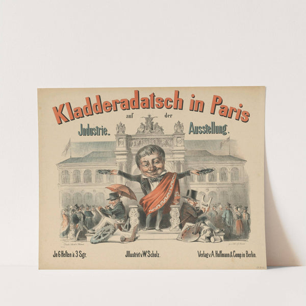 Kladderadatsch in Paris auf der Industrie-Ausstellung (1855) by Gustav Bartsch