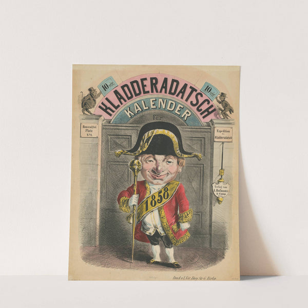 Kladderadatsch Kalender für 1858 (1857) by Herbert König