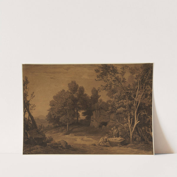 Klage um Sarahs Tod (1. Mose 23, 2) by Johann Wilhelm Schirmer