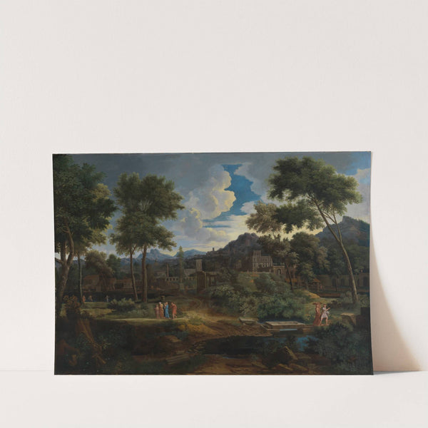 Klassische Landschaft by Jean-François Millet