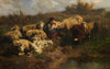 Kleine Hirtin mit Schafen (1881)