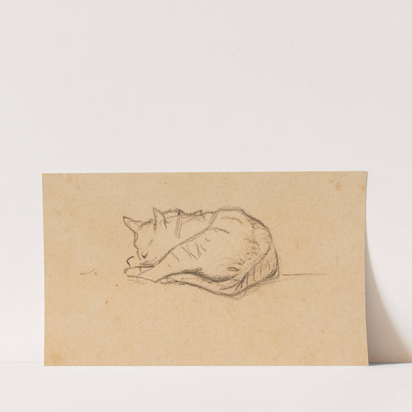 Kleine Katzenstudie (Ca. 1908) by Franz Marc